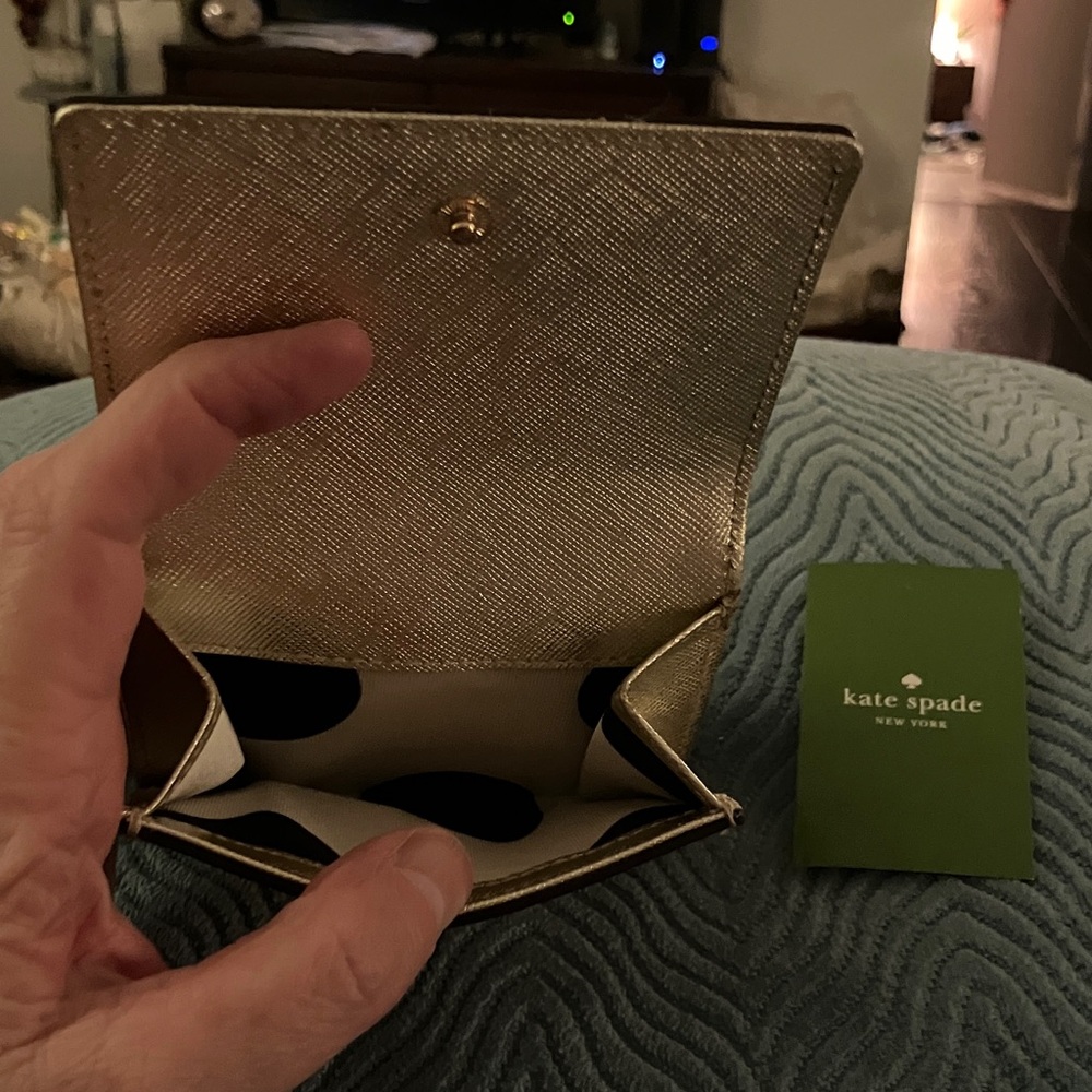 Kate Spade Metallic Gold Wallet - Picture 5 of 7